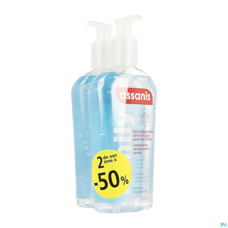 Assanis family gel    2x250ml 2eme -50%