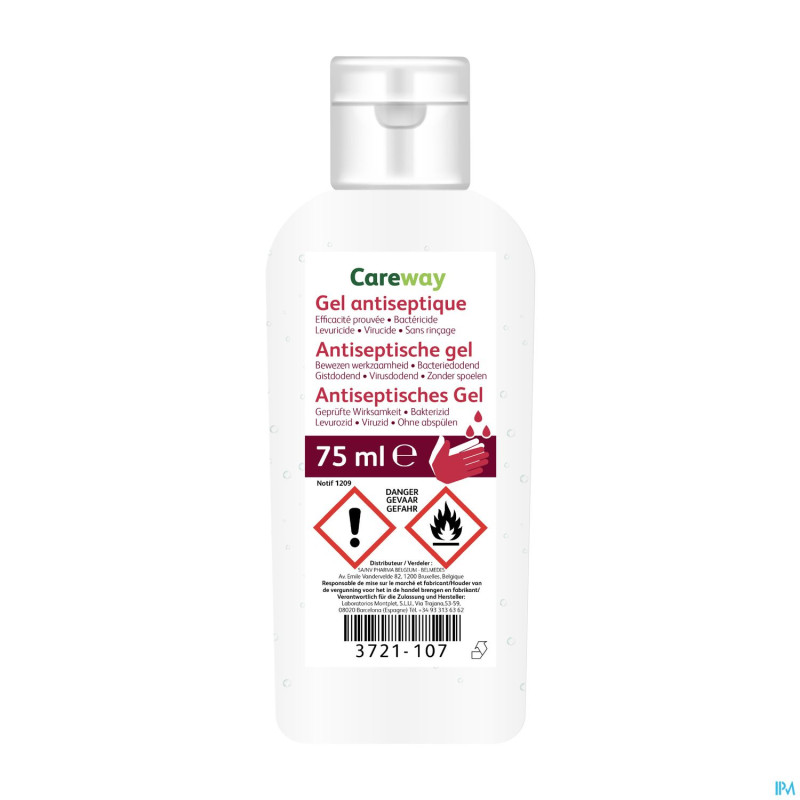 Careway gel hydroalcoolique mains    75ml