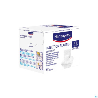 Hansaplast elastic sens. inject.plaster strips 100