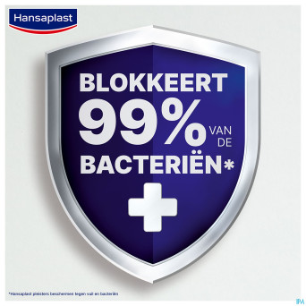 Hansaplast elastic sens. inject.plaster strips 100