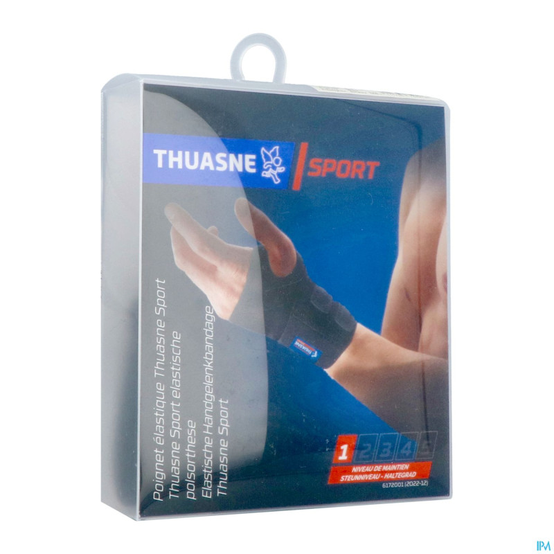Thuasne sport poignet neoprene noir t. univers.