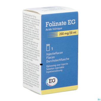 Folinate eg  200mg/20 ml sol inj 1 fl x  20 ml
