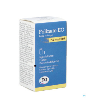 Folinate eg  200mg/20 ml sol inj 1 fl x  20 ml