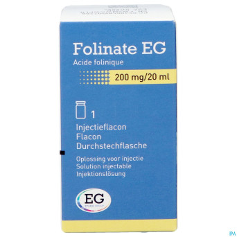 Folinate eg  200mg/20 ml sol inj 1 fl x  20 ml
