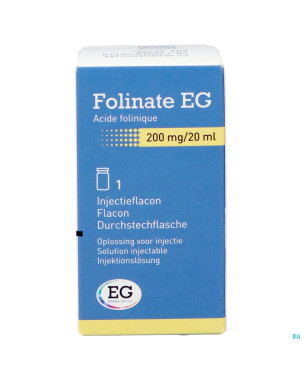 Folinate eg  200mg/20 ml sol inj 1 fl x  20 ml