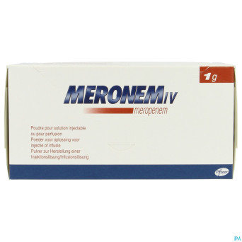 Meronem pdr sol inj et perf fl 10 x 1g