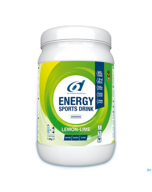 6d sixd energy sports drink lemon lime pdr  1,3kg