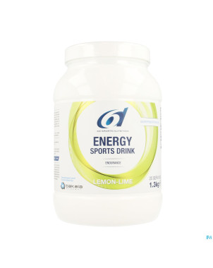 6d sixd energy sports drink lemon lime pdr  1,3kg