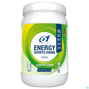 6d sixd energy sports drink lemon lime pdr  1,3kg