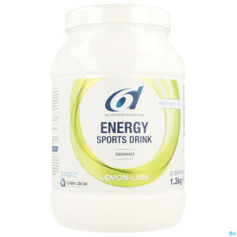 6d sixd energy sports drink lemon lime pdr  1,3kg