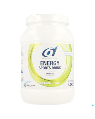 6d sixd energy sports drink lemon lime pdr  1,3kg