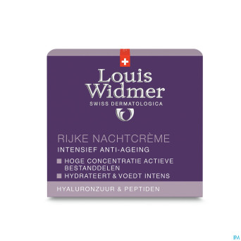 Widmer aai creme riche nuit parf pot 50ml