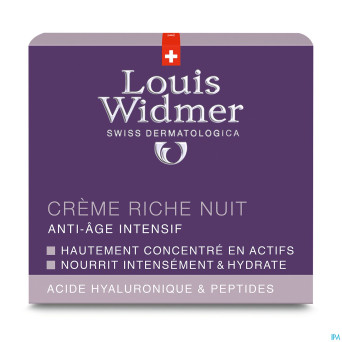 Widmer aai creme riche nuit parf pot 50ml