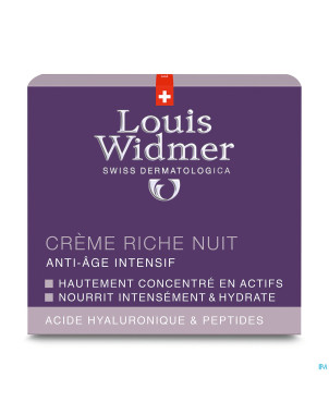 Widmer aai creme riche nuit parf pot 50ml