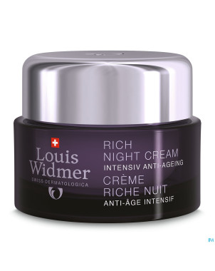 Widmer aai creme riche nuit parf pot 50ml