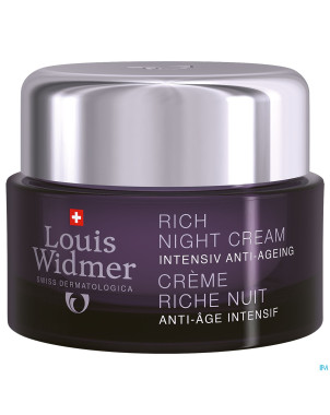 Widmer aai creme riche nuit parf pot 50ml