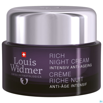 Widmer aai creme riche nuit n/parf pot 50ml