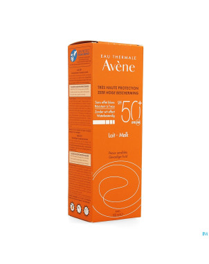 Avene sol spf50+ lait tres haute protect.    100ml