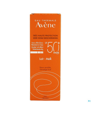 Avene sol spf50+ lait tres haute protect.    100ml