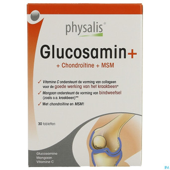 Physalis glucosamine+chondroitine+msm    comp 30