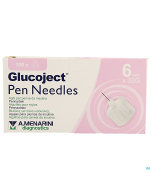 Glucoject pen needles 6mm    32g