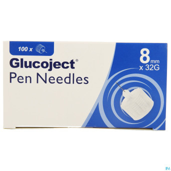 Glucoject pen needles 8mm    32g