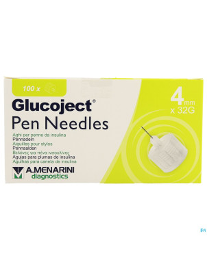 Glucoject pen needles 4mm    32g