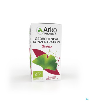 Arkogelules ginkgo bio    caps 45