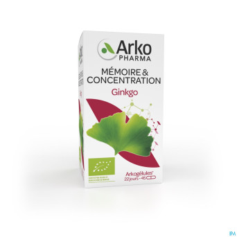Arkogelules ginkgo bio    caps 45