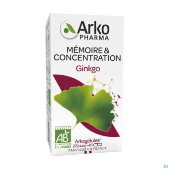 Arkogelules ginkgo bio    caps 45
