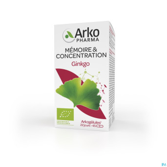 Arkogelules ginkgo bio    caps 45