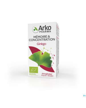 Arkogelules ginkgo bio    caps 45