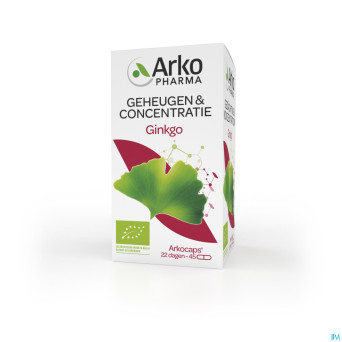Arkogelules ginkgo bio    caps 45