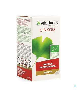 Arkogelules ginkgo bio    caps 45