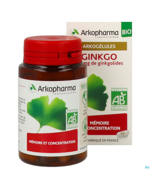 Arkogelules ginkgo bio    caps 45