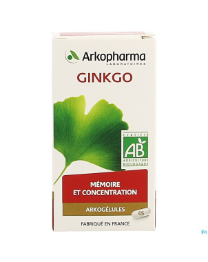 Arkogelules ginkgo bio    caps 45