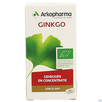 Arkogelules ginkgo bio    caps 45