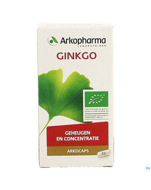 Arkogelules ginkgo bio    caps 45