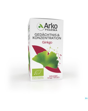 Arkogelules ginkgo bio    caps 150