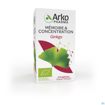 Arkogelules ginkgo bio    caps 150