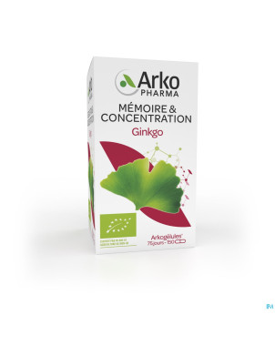 Arkogelules ginkgo bio    caps 150