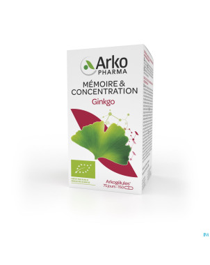 Arkogelules ginkgo bio    caps 150