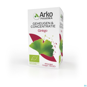 Arkogelules ginkgo bio    caps 150