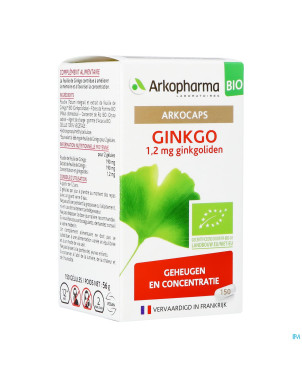 Arkogelules ginkgo bio    caps 150