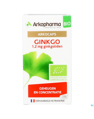 Arkogelules ginkgo bio    caps 150