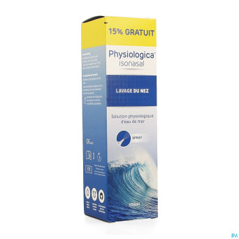 Physiologica isonasal    spray 100ml 15% gratuit