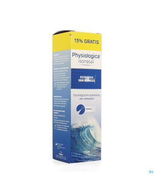 Physiologica isonasal    spray 100ml 15% gratuit