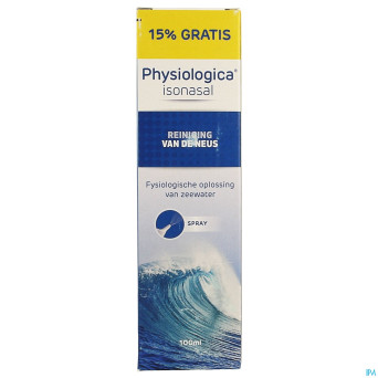 Physiologica isonasal    spray 100ml 15% gratuit