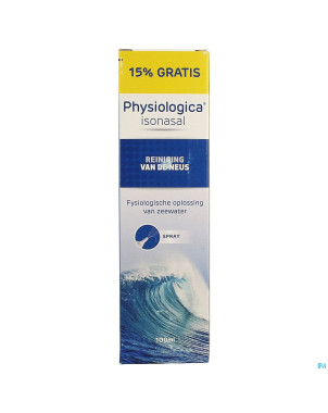 Physiologica isonasal    spray 100ml 15% gratuit