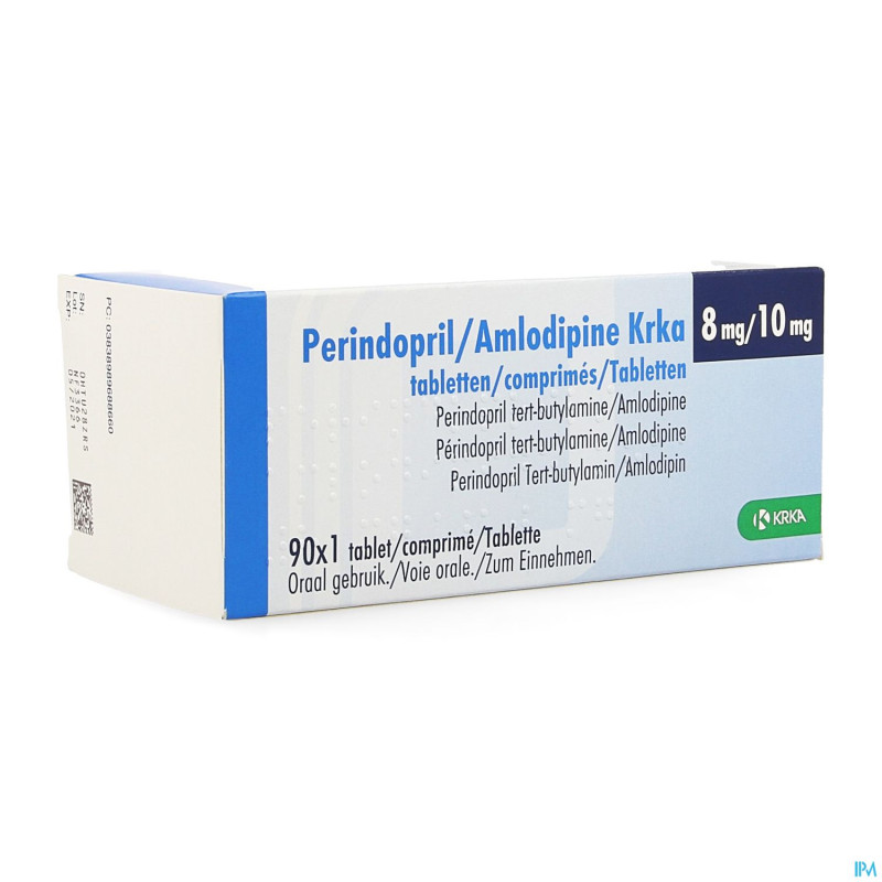 Perindopril amlodipine krka 8mg/10mg comp  90